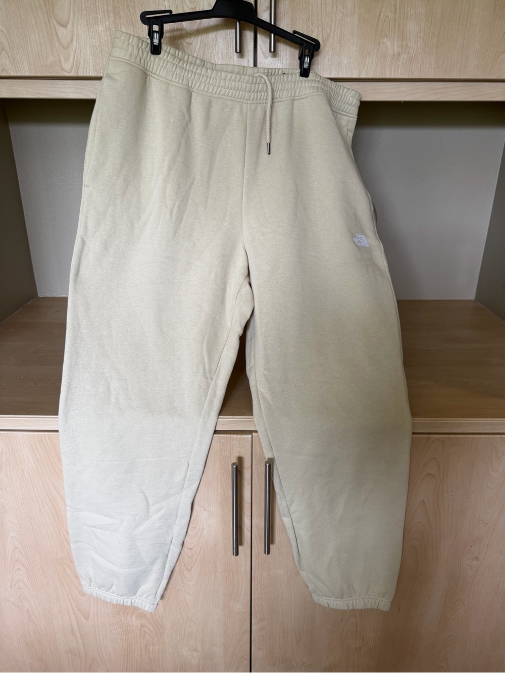 The North Face Men's Cream Fleece Joggers
